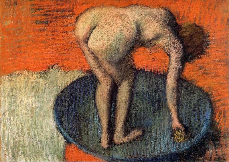 Edgar Degas The Tub